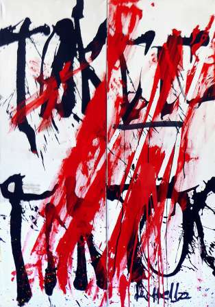 ter Hell · <strong>Tik Tok Tak Tik</strong> · 2022 · 2-parts · 110 x 80 cm