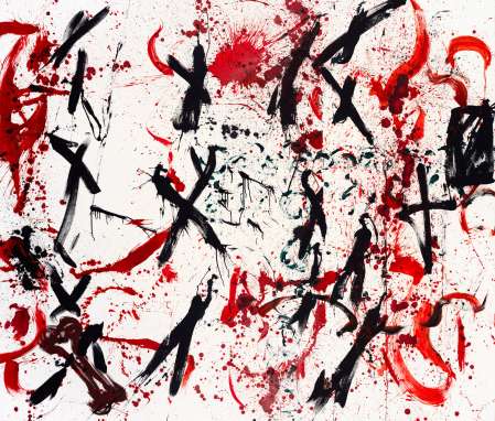 ter Hell · <strong>Bezüge Ornament</strong> [Relations Ornament] · 2017 · 230 x 260 cm · acrylic on canvas