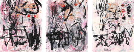ter Hell · <strong>Free Way</strong> · 2008 · each 100 x 80 cm · acrylic, spray on canvas