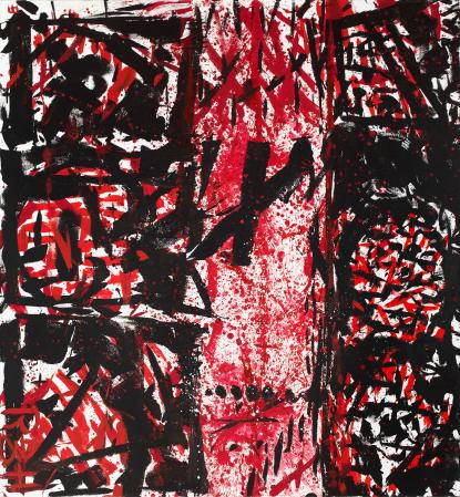 ter Hell · <strong>Visus</strong> · 2011 · 280 x 260 cm · acrylic on canvas