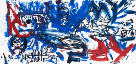 ter Hell · <strong>NK–NY (Synekdoche 2/4)</strong> · 2013 · 4-part · each 90 x 190 cm · oil on canvas
