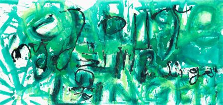 ter Hell · <strong>Change Linger (Synekdoche 4/4)</strong> · 2013 · 4-part · each 90 x 190 cm · oil on canvas