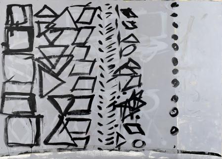 ter Hell · <strong>Protokoll</strong> · 2013 · 235 x 330 cm · acrylic, oil, spray on canvas