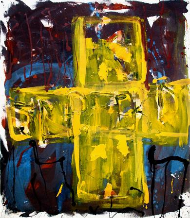 ter Hell · <strong>Mark</strong> · 2014 · 60 x 50 cm · acrylic on canvas