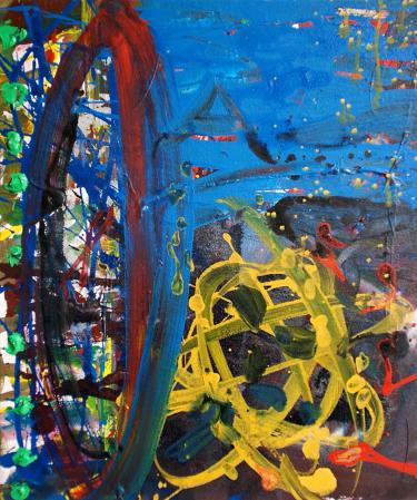 ter Hell · untitled · 2014 · 110 x 95 cm · acrylic on canvas