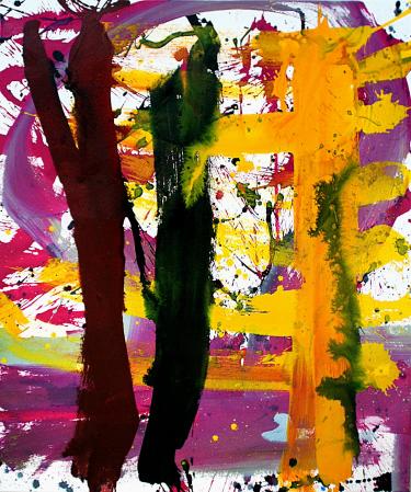 ter Hell · <strong>Show 3</strong> · 2014 · 110 x 95 cm · acrylic on canvas