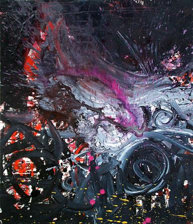 ter Hell · <strong>Universe</strong> · 2014 · 110 x 95 cm · acrylic on canvas