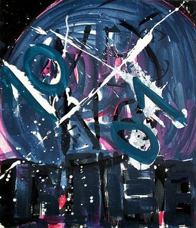 ter Hell · <strong>1.0 &frasl; 0.1</strong> · 2014 · 110 x 95 cm · acrylic on canvas