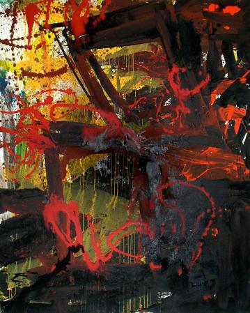 ter Hell · <strong>Image for Joe Cocker</strong> · 2014 · 210 x 180 cm · acrylic on canvas
