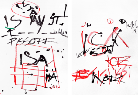 ter Hell · untitled · 2014 · each 90 x 65 cm · acrylic on paper