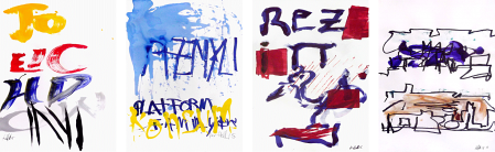 ter Hell · untitled · 2015 · each 100 x 65 cm · acrylic on paper