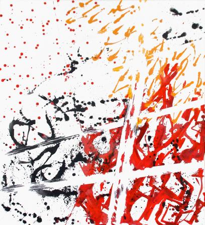 ter Hell · <strong>Virtuoses Gebrauchsbild</strong> [Virtuosic usage picture] · 2015 · 132 x 160 cm · acrylic on canvas