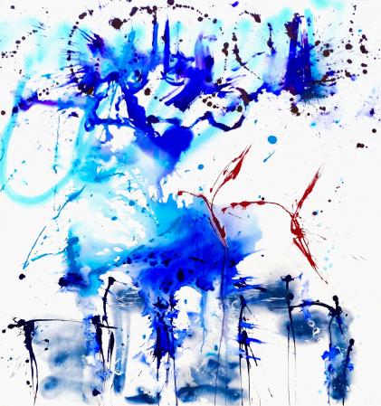 ter Hell · untitled · 2016 · 175 x 165 cm · acrylic/spray on canvas