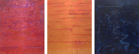 ter Hell · Glaube, Liebe, Hoffnung · 1991 · 280 x 690 cm · Triptychon