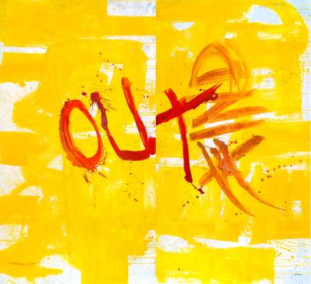 ter Hell · Look that hashtag · 2014 · 240 x 260 cm (2 parts)